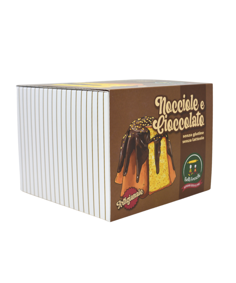Pandoro Cioccolato e Nocciole - senza glutine e senza lattosio - immagine 4