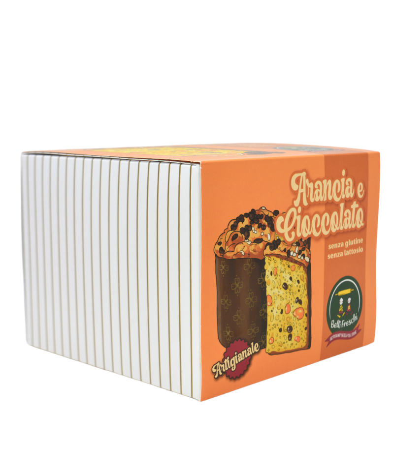 Panettone Arancia e Cioccolato - senza glutine e senza lattosio - immagine 2