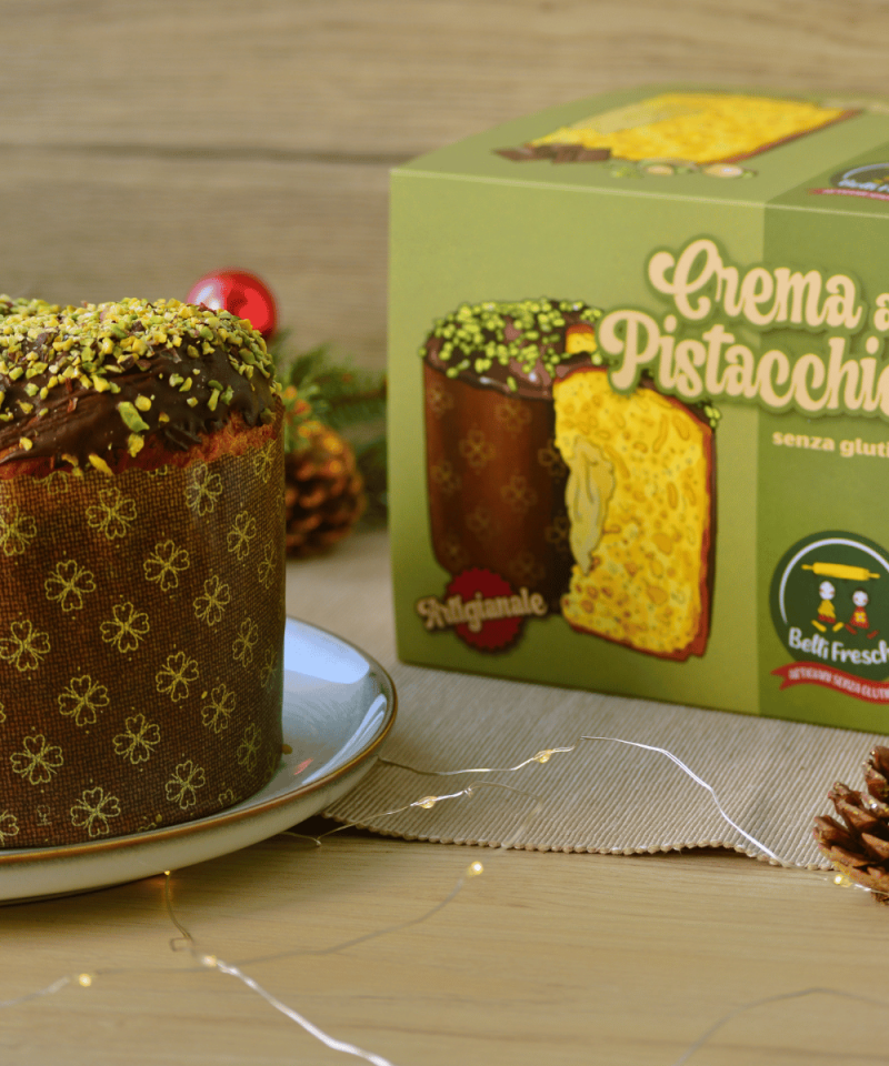 Panettone senza glutine al Pistacchio e Cioccolato - immagine 2